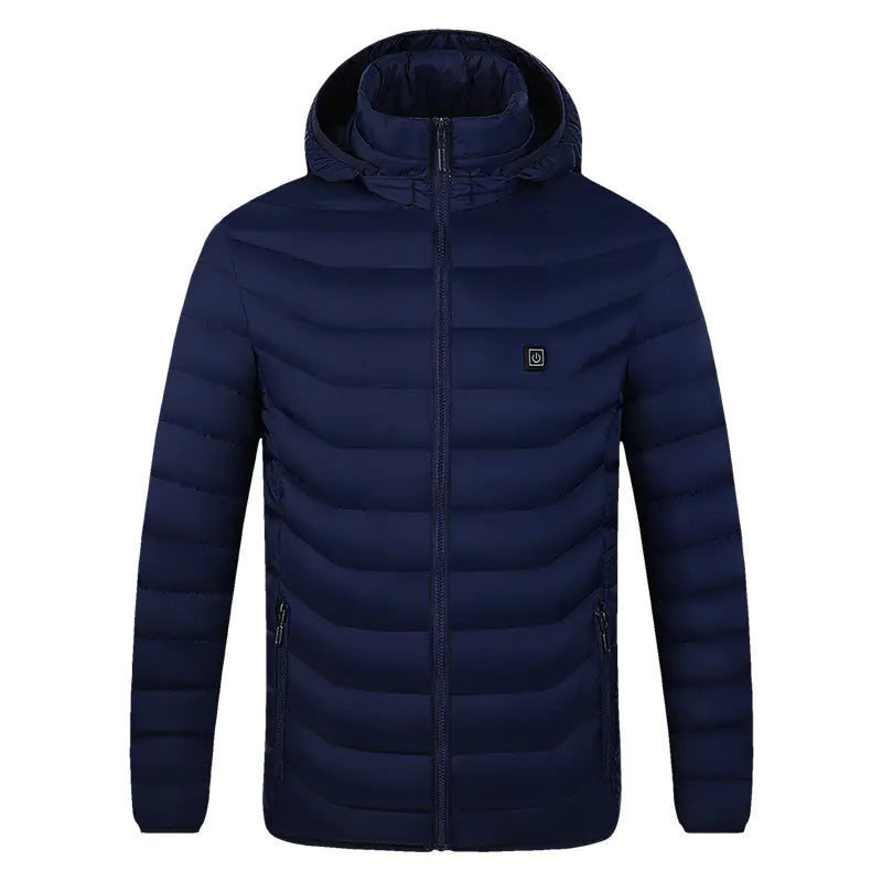 2026 Men's Heated Hooded Puffer Jacket