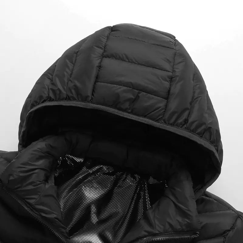 2026 Men's Heated Hooded Puffer Jacket
