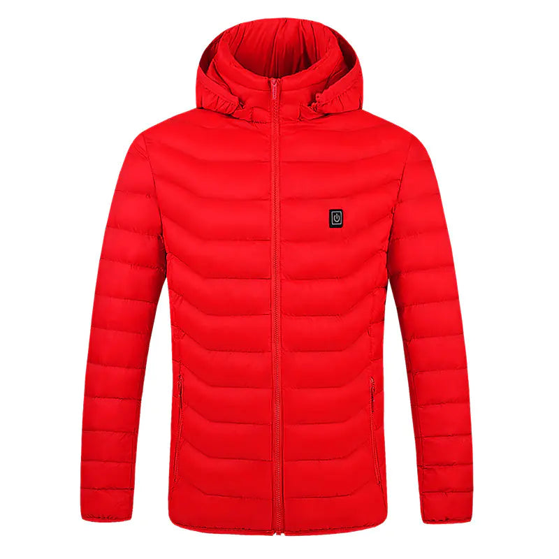 2026 Men's Heated Hooded Puffer Jacket