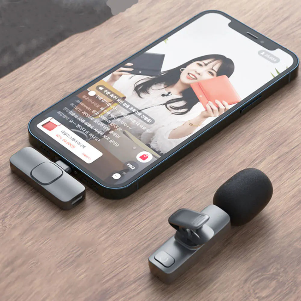 Portable Mini Wireless Lavalier Microphone